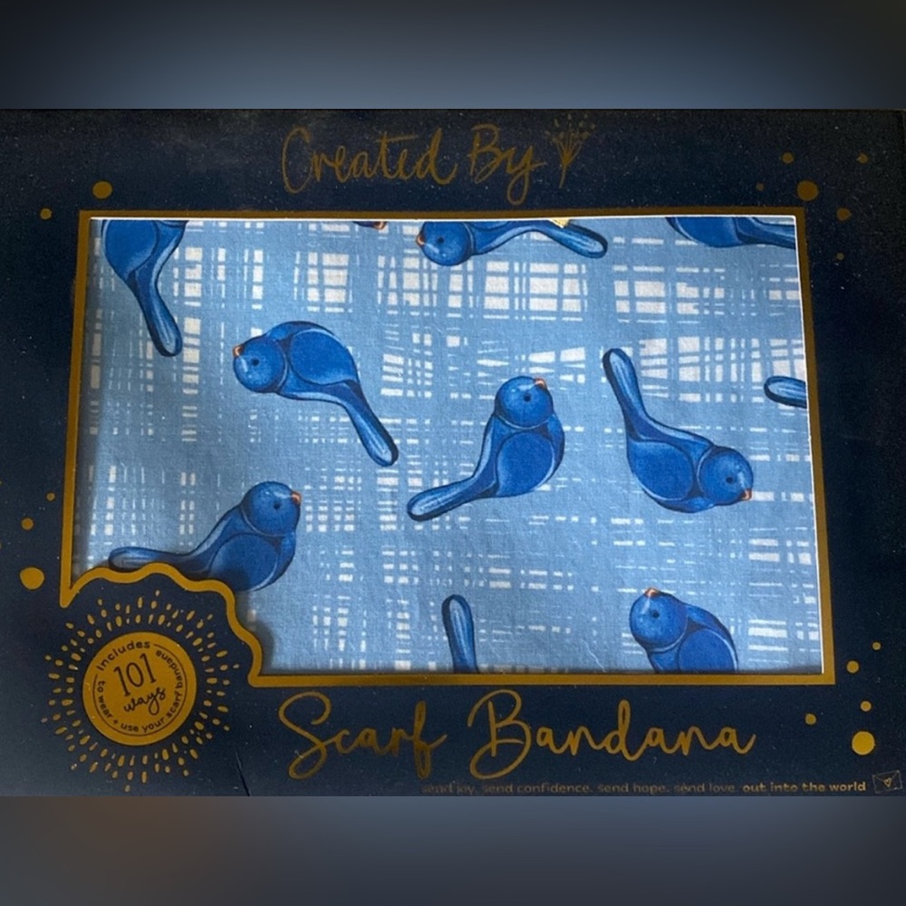 Nora Fleming Bluebird Scarf
New in Package!
